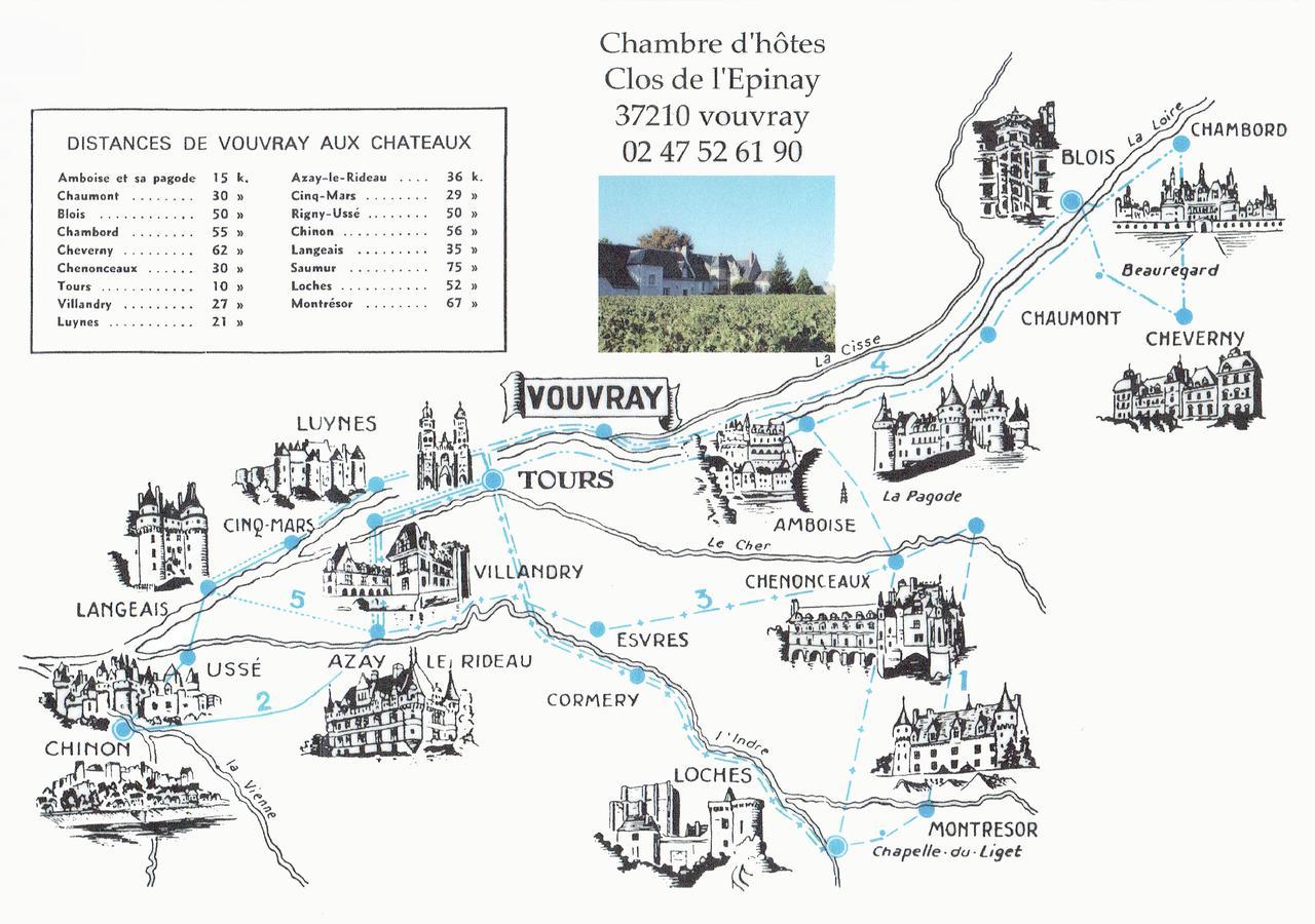 فوفري Au Clos De L'Epinay المظهر الخارجي الصورة